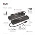 Club 3D Dokovací stanice USB-C 6v1, 1xHDMI, 1xUSB-C PD 100W, 2x USB, 1xRJ45, černá