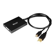 Club3D Adaptér aktivní Mini DisplayPort 1.2 na Dual Link DVI-D Active Adapter, pouze HDCP, 4k30Hz, 60cm