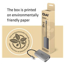 Club3D Adaptér aktivní USB Type C na DVI-I Dual Link, HDCP on