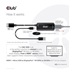 Club3D Adaptér HDMI + Micro USB na DisplayPort 4K120Hz/8K30Hz, Active Adapter M/F