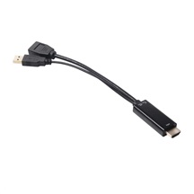 Club3D Adaptér HDMI 1.4 na DisplayPort 1.1 (M/F), USB napájení, 18cm
