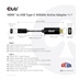 Club3D aktivní adaptér HDMI na USB-C, 4K60Hz, M/F