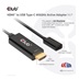 Club3D aktivní adaptér HDMI na USB-C, 4K60Hz, M/F