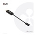 Club3D aktivní adaptér HDMI na USB-C, 4K60Hz, M/F