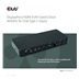 Club3D Dokovací stanice USB-C 10v1, 1xDP, 1xHDMI, 3xUSB-C, 3xUSB, 1xRJ45, 1x3.5mm, černá