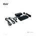 Club3D Dokovací stanice USB-C 10v1, 1xDP, 1xHDMI, 3xUSB-C, 3xUSB, 1xRJ45, 1x3.5mm, černá