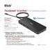 Club3D Dokovací stanice USB-C 11v1, 2xDP, 3xUSB-C, 3xUSB, 1xRJ45, čtečka SD karet, černá