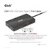 Club3D Dokovací stanice USB-C 7v1, 2xDP, 2xUSB-C, 2xUSB, 1xRJ45, černá