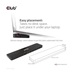 Club3D Dokovací stanice USB-C 12v1, 1xDP, 2xHDMI, 1xUSB-C, 5xUSB, 1xRJ45, 1x3.5mm, čtečka SD karet, černá