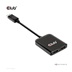 Club3D hub MST USB-C na DisplayPort, 4K60Hz (M/F)