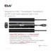 Club3D hub USB Gen3x2 Type-C (USB4), 6-in-1 s HDMI 8K60Hz/4K120Hz, 2xUSB, RJ45 a 2xUSB-C, 1xData, 1xPD - nabíjení 100W