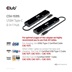 Club3D hub USB Gen3x2 Type-C (USB4), 6-in-1 s HDMI 8K60Hz/4K120Hz, 2xUSB, RJ45 a 2xUSB-C, 1xData, 1xPD - nabíjení 100W