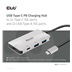 Club3D hub USB-C Gen2 PD na 2x USB-C 10G porty a 2x USB-A 10G porty