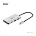 Club3D hub USB-C Gen2 PD na 2x USB-C 10G porty a 2x USB-A 10G porty