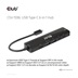 Club3D hub USB-C, 6-in-1 Hub s HDMI 8K30Hz, 2xUSB Type-A, RJ45 a 2xUSB Type-C, Data a PD nabíjení 100W