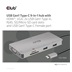 Club3D hub USB-C, 9-in-1 hub s HDMI, VGA, 2x USB Gen1 Type-A, RJ45, 100W PD