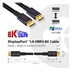 Club3D Kabel certifikovaný DisplayPort 1.4 HBR3, 8K60Hz (M/M), černé koncovky, 4m, 24 AWG