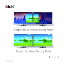 Club3D Video hub MST USB-C na 2xHDMI + USB-C PD 3.0, 4K60Hz