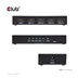 Club3D Video rozbočovač 1:4 HDMI 2.0 4K120Hz, 4 porty, černá