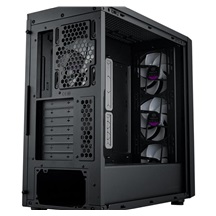 Cooler Master case MasterBox 600, ATX, Průhledná bočnice, 3x 140mm ARGB Fan, 1x 120mm ARGB Fan, ARGB Hub, Černá