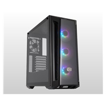 Cooler Master case MasterBox MB520 ARGB, E-ATX, Průhledná bočnice, 3x 120mm ARGB Fan, 1x 120mm Fan, Černá