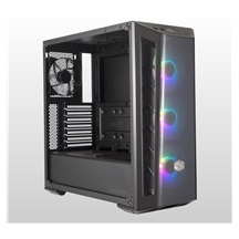 Cooler Master case MasterBox MB520 ARGB, E-ATX, Průhledná bočnice, 3x 120mm ARGB Fan, 1x 120mm Fan, Černá