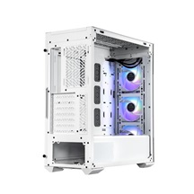 Cooler Master case MasterBox TD500 Mesh V2, ATX, Průhledná bočnice, 3x 120mm ARGB Fan, Bílá