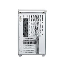 Cooler Master case Qube 500 Flatpack, E-ATX, Průhledná bočnice, 1x 120mm Fan, Bílá