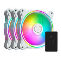 Cooler Master ventilátor MasterFan MF120 Halo 3in1 White, 3x120mm, ARGB, bílá