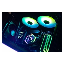 Cooler Master vodní chladič MasterLiquid 240 Atmos ARGB, 2x120mm, LGA1851, AM5, černá