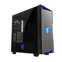 GIGABYTE case GB-AC300G, RGB Lighting, bez zdroje, transparentní bok, Mid tower
