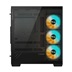 GIGABYTE case GB-C500P ST, Mid tower, 1xUSB-C 3.2, 2xUSB 3.0, 4x 120mm ARGB Fan, černá