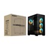 GIGABYTE case GB-C500P ST, Mid tower, 1xUSB-C 3.2, 2xUSB 3.0, 4x 120mm ARGB Fan, černá