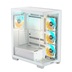 GIGABYTE case GB-C500PI ST, Mid tower, 1xUSB-C 3.2, 2xUSB 3.0, 4x 120mm ARGB Fan, bílá