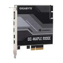 GIGABYTE GC-MAPLE RIDGE, Intel® Thunderbolt™ 4 Certified add-in card, USB Type-C, DisplayPort