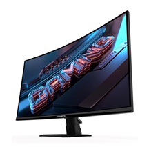 GIGABYTE LCD - 27" Gaming monitor GS27QCA, Prohnutý VA 1500R, 2560x1440 QHD, 180Hz, 5000:1, 250cd/m2, 1ms, 2xHDMI, 1xDP
