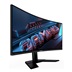 GIGABYTE LCD - 34" Gaming monitor G34WQCP, Prohnutý VA1500R, 3440x1440 WQHD, 180Hz, 4000:1, 350cd/m2, 1ms, 2xHDMI, 1xDP