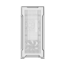 GIGABYTE case GB-C102GI, Mid Tower, 2x USB3.0, Průhledná bočnice, 2x 120mm Fan, bílá