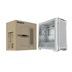 GIGABYTE case GB-C102GI, Mid Tower, 2x USB3.0, Průhledná bočnice, 2x 120mm Fan, bílá