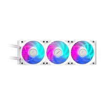 GIGABYTE vodní chladič AORUS WATERFORCE II 360I, 3x120mm, ARGB, LGA1851, AM5, Bílá