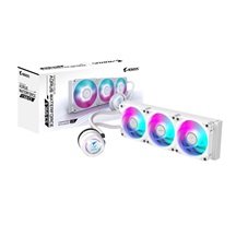 GIGABYTE vodní chladič AORUS WATERFORCE II 360I, 3x120mm, ARGB, LGA1851, AM5, Bílá