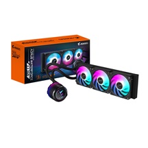 GIGABYTE vodní chladič AORUS WATERFORCE X II 360, 2x120mm ARGB, LCD displej, LGA1851, AM5