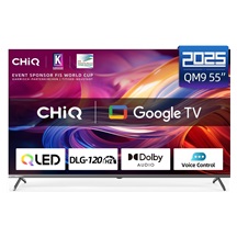 CHiQ U55QM9V TV 55", UHD, QLED, Google TV 5.0, DLG 120 Hz, MEMC
