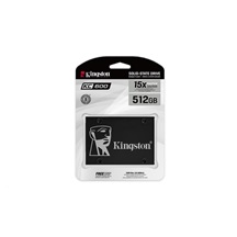Kingston SSD 512GB KC600 SATA3 2.5" (R:550, W:520MB/s)