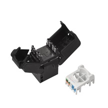 Solarix Samořezný keystone Solarix CAT6 UTP SXKJ-6-UTP-BK-SA Component Level a 4PPoE certifikace