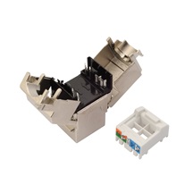 Solarix Samořezný keystone Solarix CAT6 STP SXKJ-6-STP-BK-SA