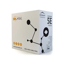 Solarix Instalační kabel Solarix CAT5E UTP PE F<sub>ca</sub> venkovní 305m/box SXKD-5E-UTP-PE