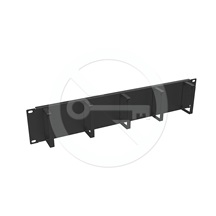 Solarix Vyvazovací panel 19" 2U BK ocelový VP-02-2-00-B