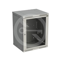 Solarix Rozvaděč nástěnný SENSA 15U 500mm, dveře sklo,RAL 7035, SENSA-15U-65-11-G