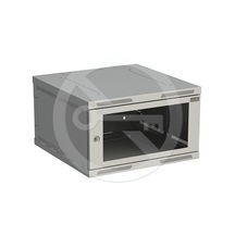 Solarix Rozvaděč nástěnný SENSA 6U 600mm, dveře sklo, RAL 7035, SENSA-6U-66-11-G